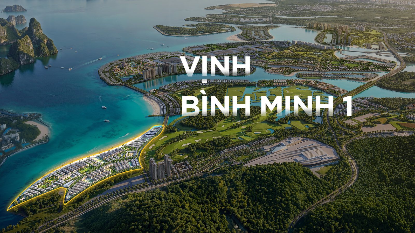 Vị trí phân khu Vịnh Bình Minh 1