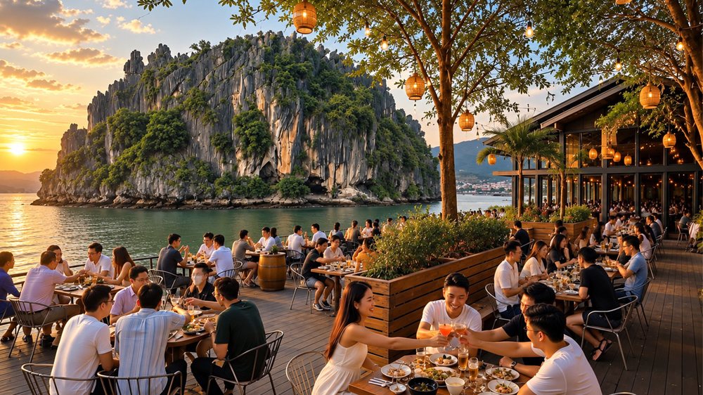 Phối cảnh phố ẩm thực Chill Town