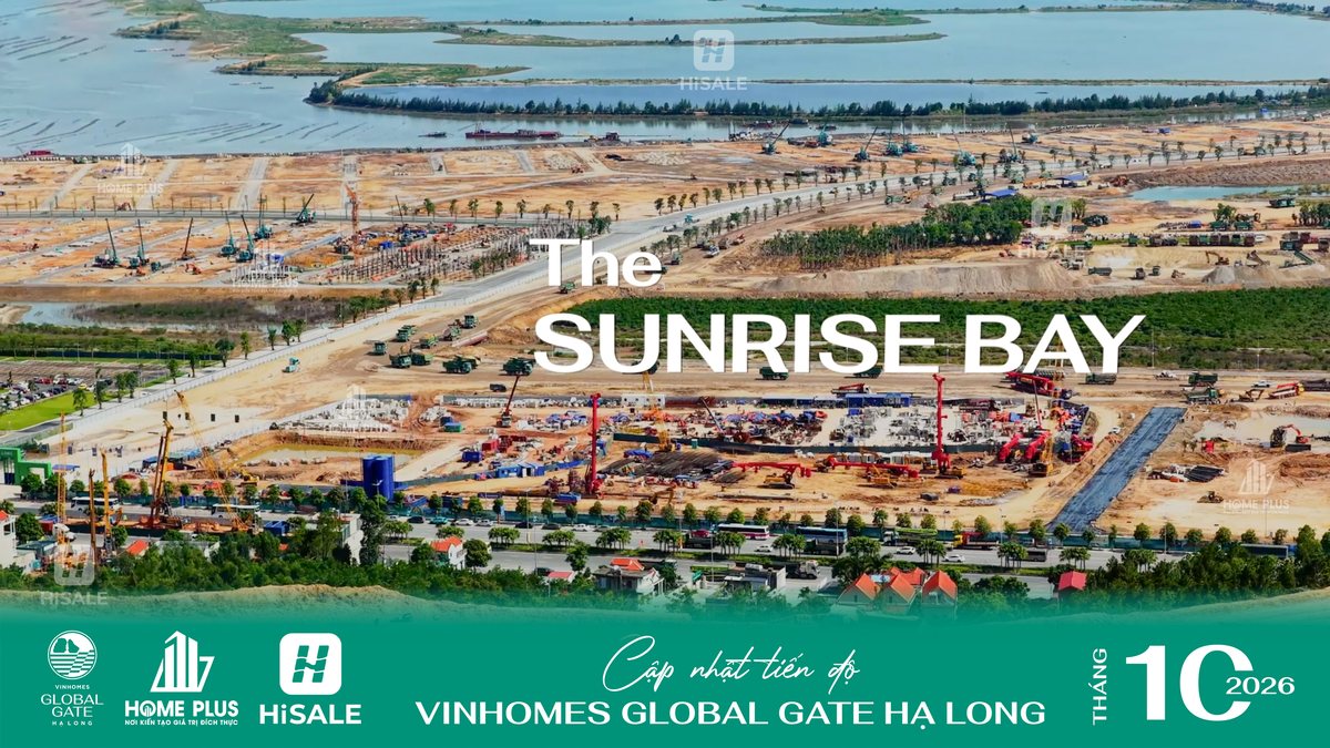 Tiến độ tháng 10/2026: The Sunrise Bay