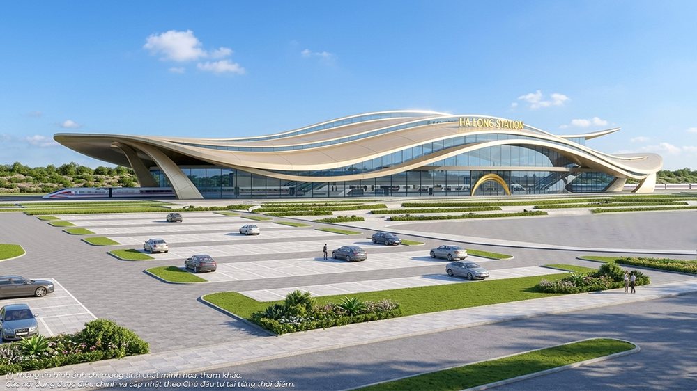 Phối cảnh ga Depot và trung tâm thương mại Outlet