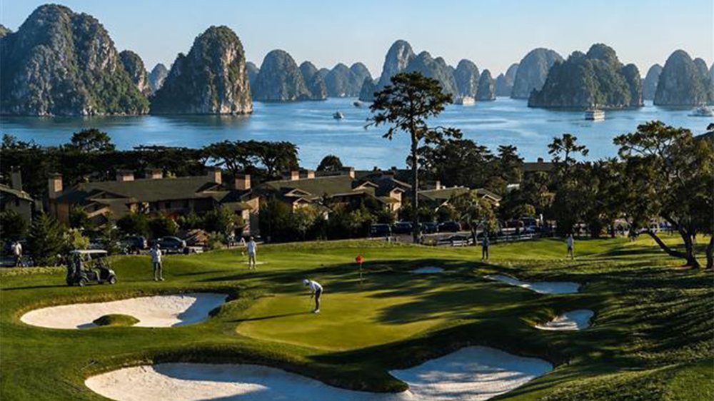 Phối cảnh quần thể sân golf