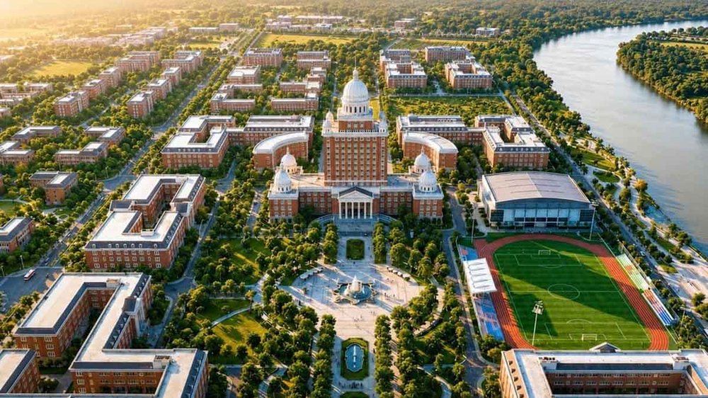 Phối cảnh làng đại học