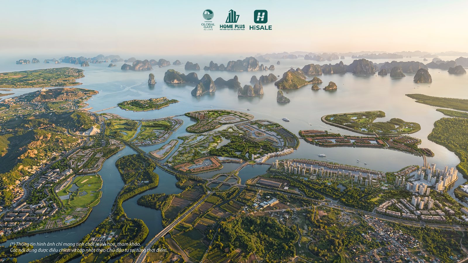 Phối cảnh Vinhomes Global Gate Hạ Long bên vịnh Hạ Long